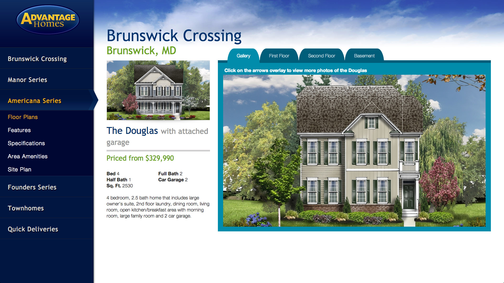 Advantage Homes kiosk detail 2