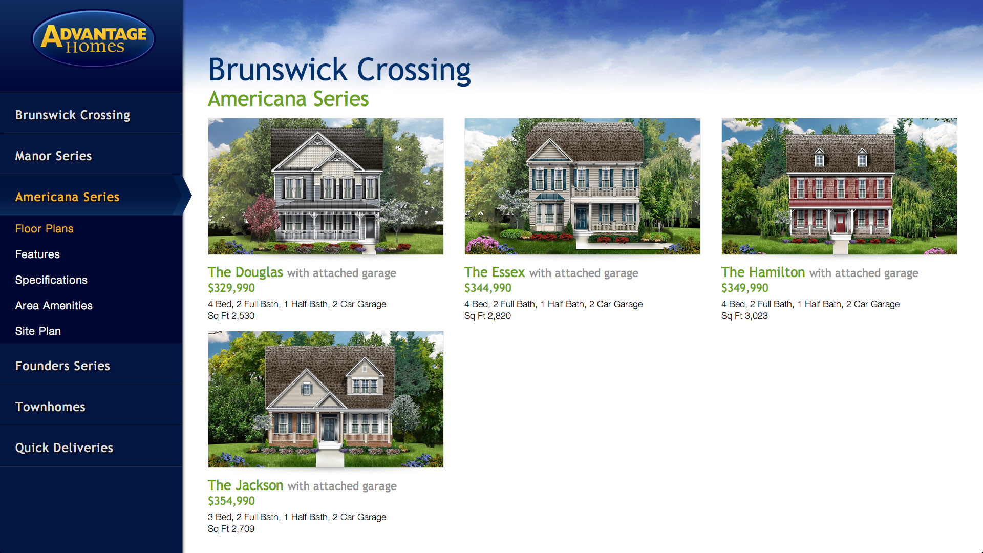 Advantage Homes kiosk detail 1