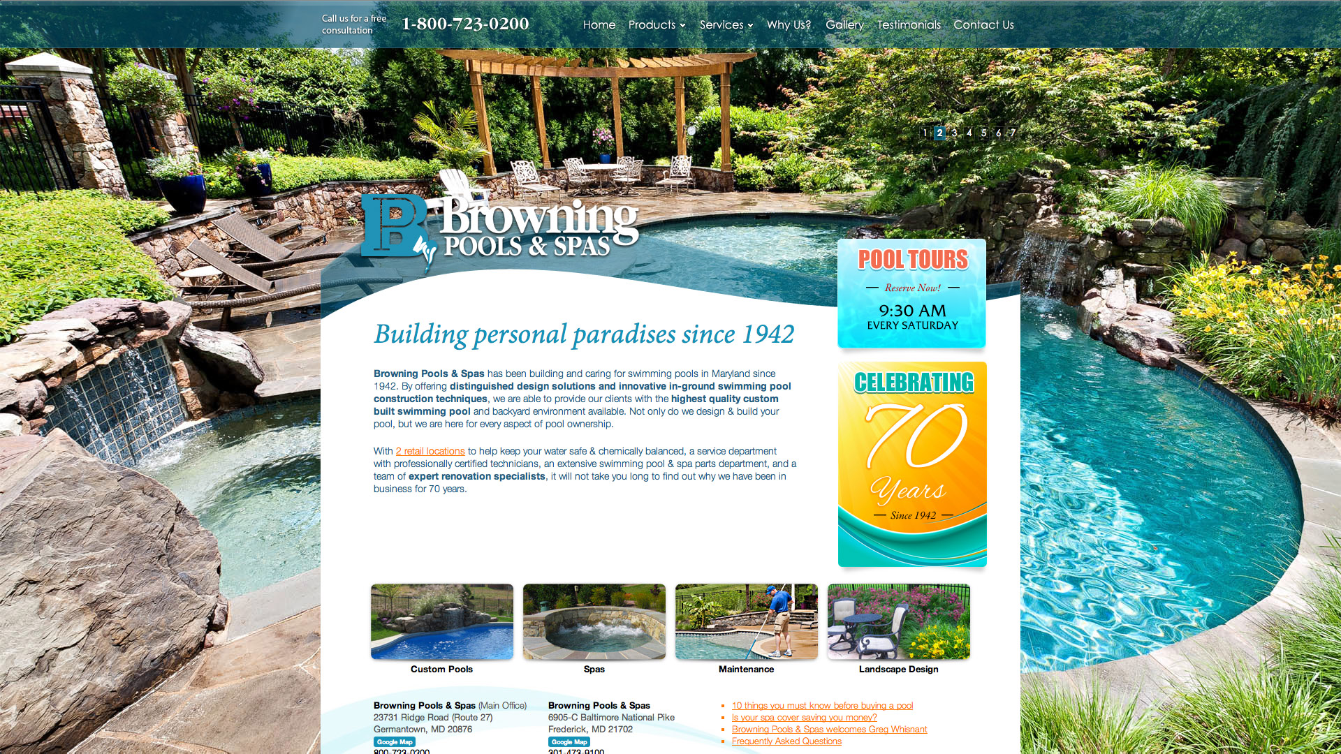 Browning Pools detail 1