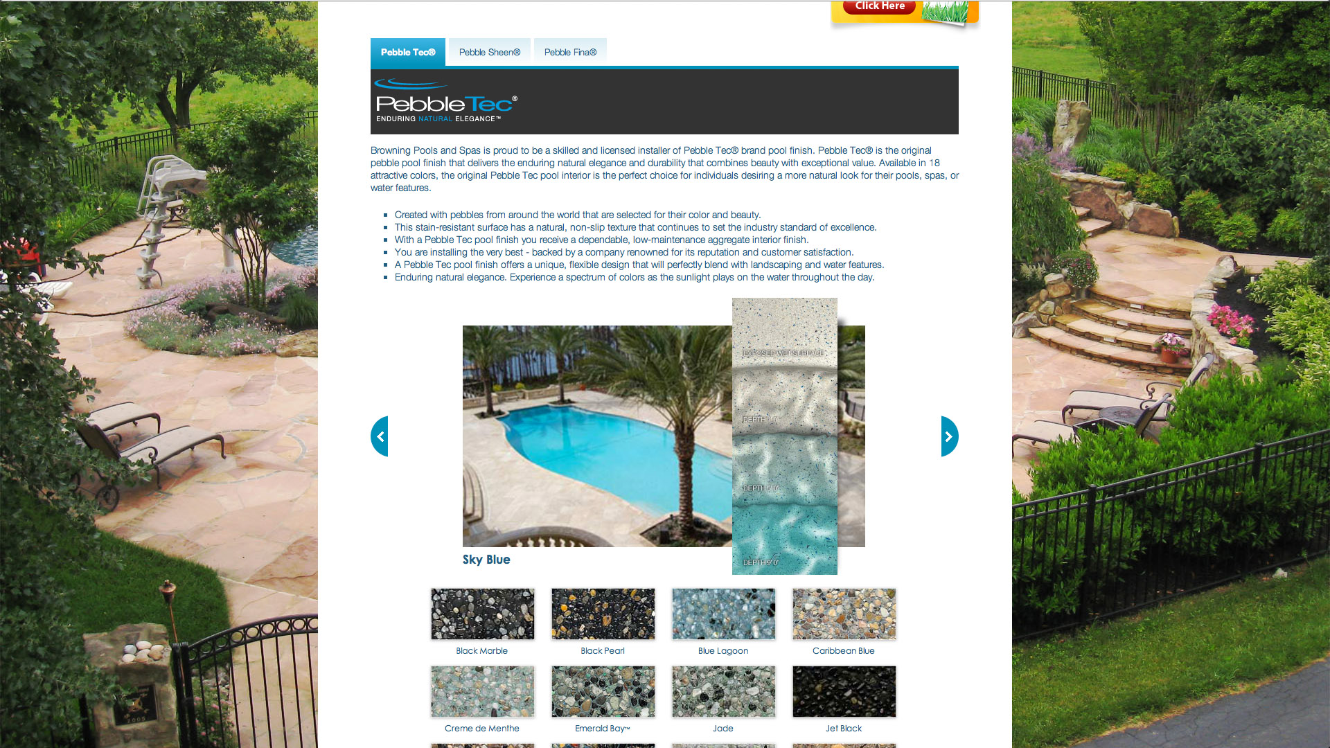 Browning Pools detail 2