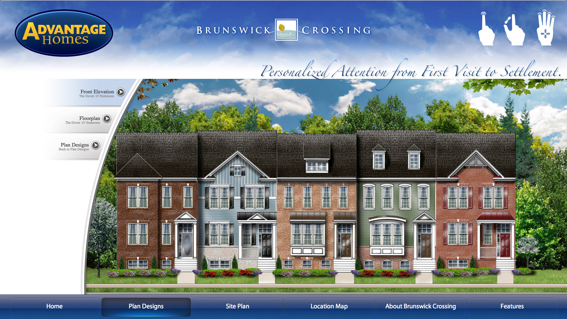 Brunswick Crossing kiosk detail 1