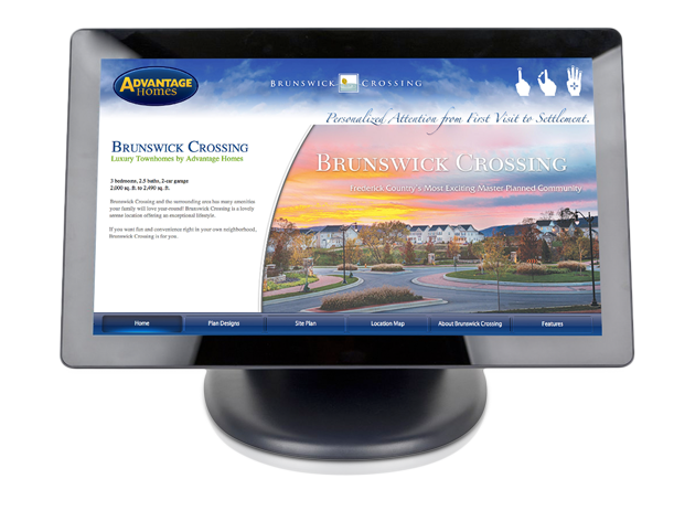 Brunswick Crossing kiosk