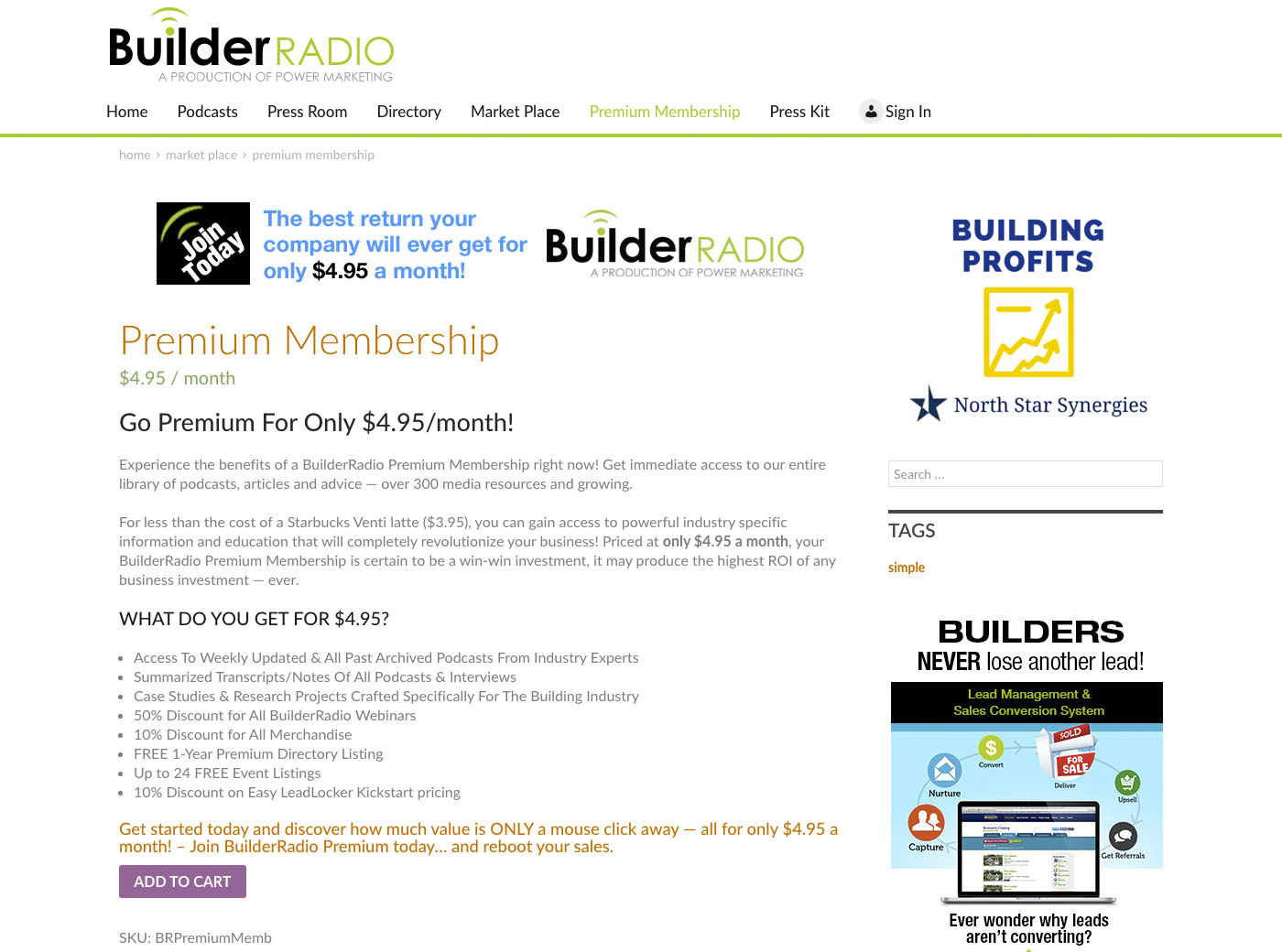 Builder Radio detail 1