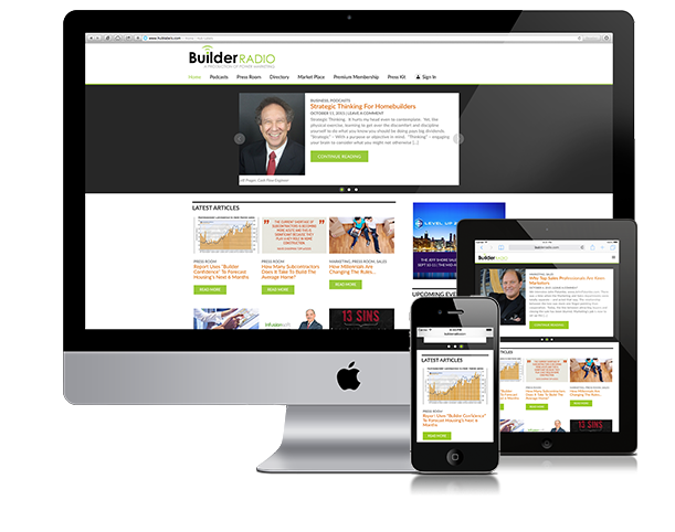 Builder Radio website