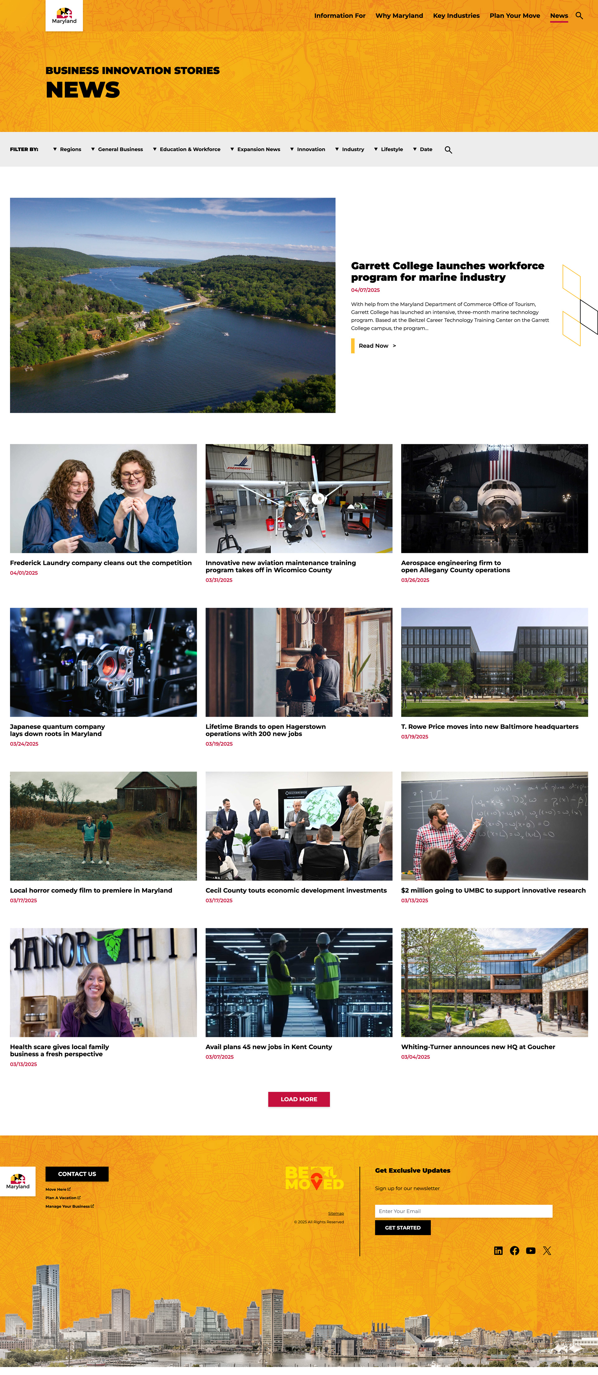 Business Maryland news