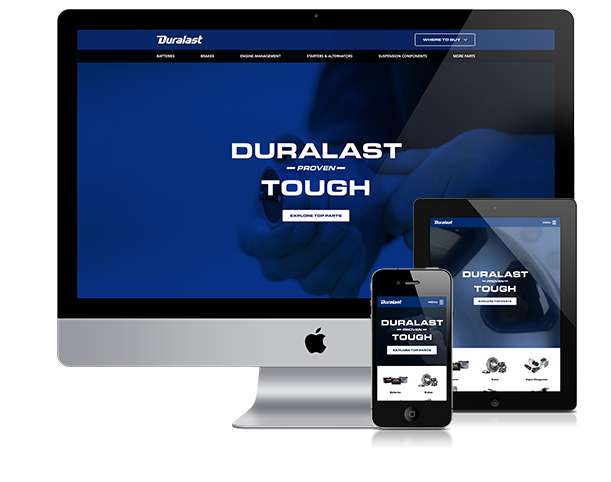Duralast Parts website