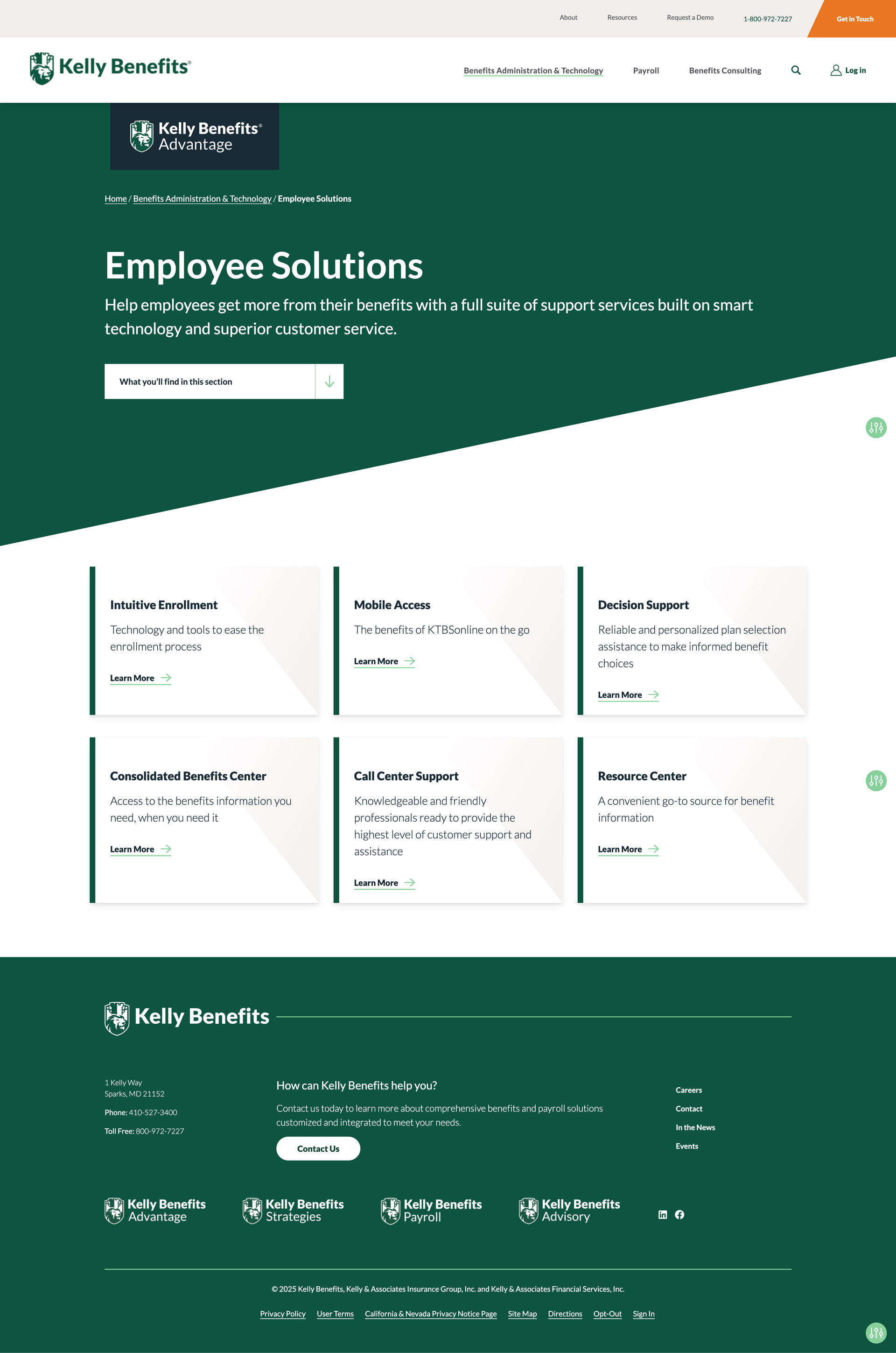 Kelly Benefits solutions