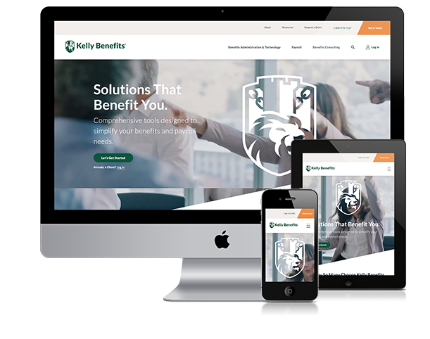 Kelly Benefits website