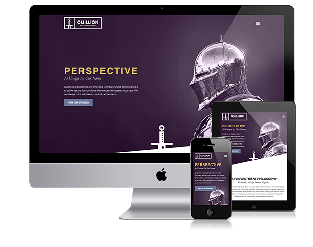 Quillion Wealth Management website