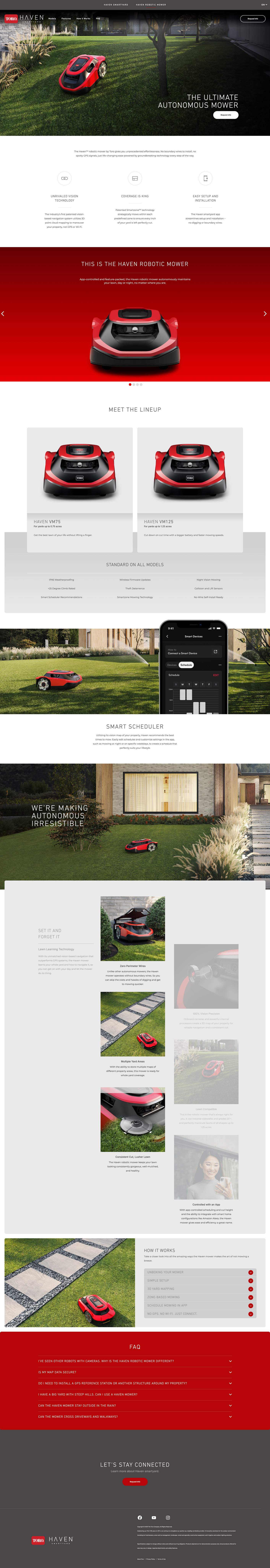 Toro Haven robotic mower