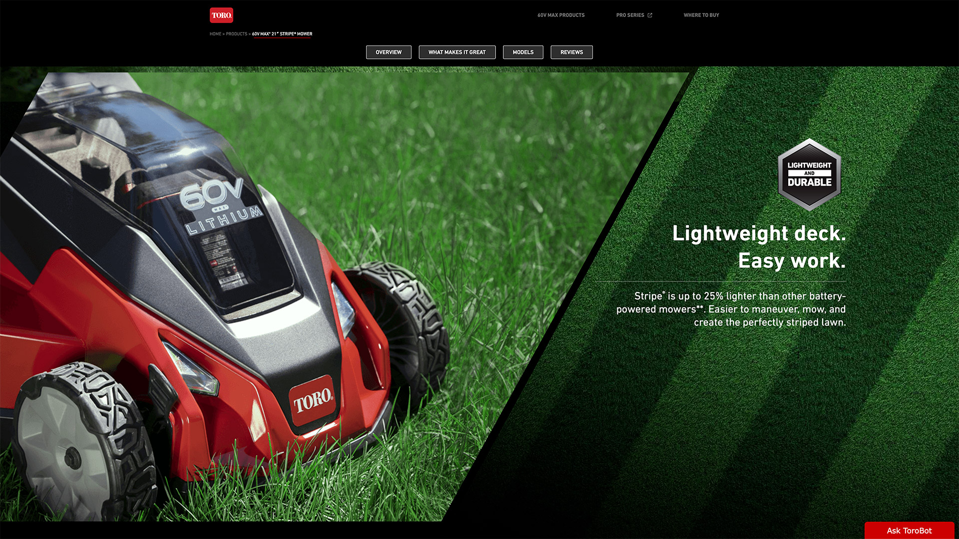 Toro Stripe detail 2