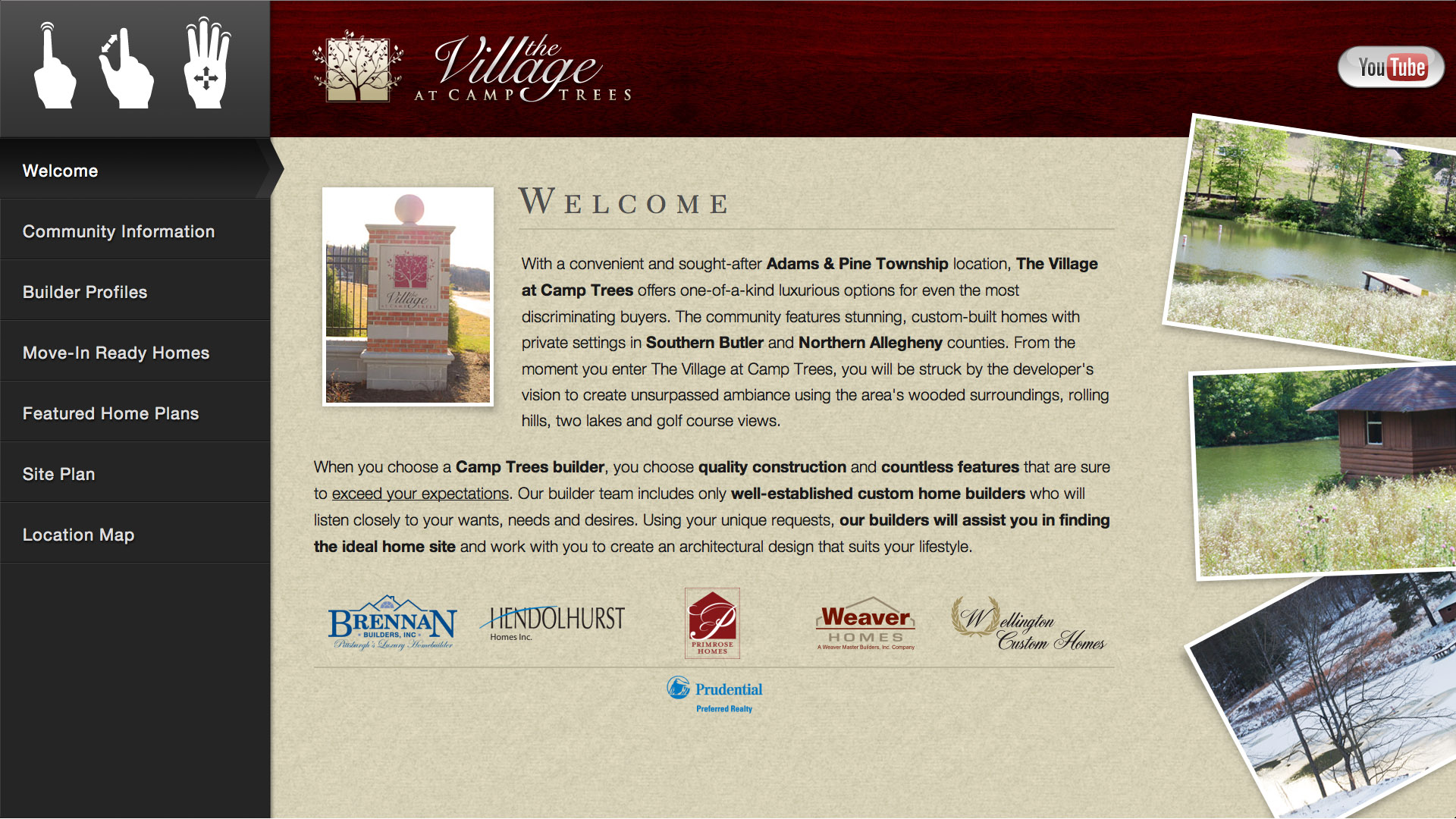 Camp Trees kiosk detail 1