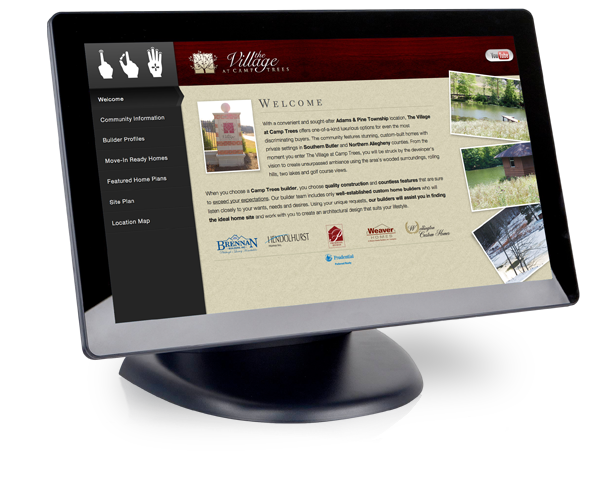 Village at Camp Trees kiosk