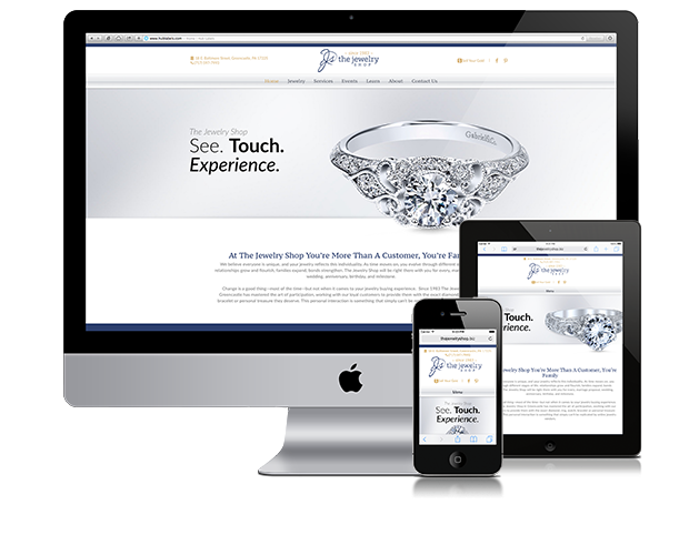 The Jewelry Shop website