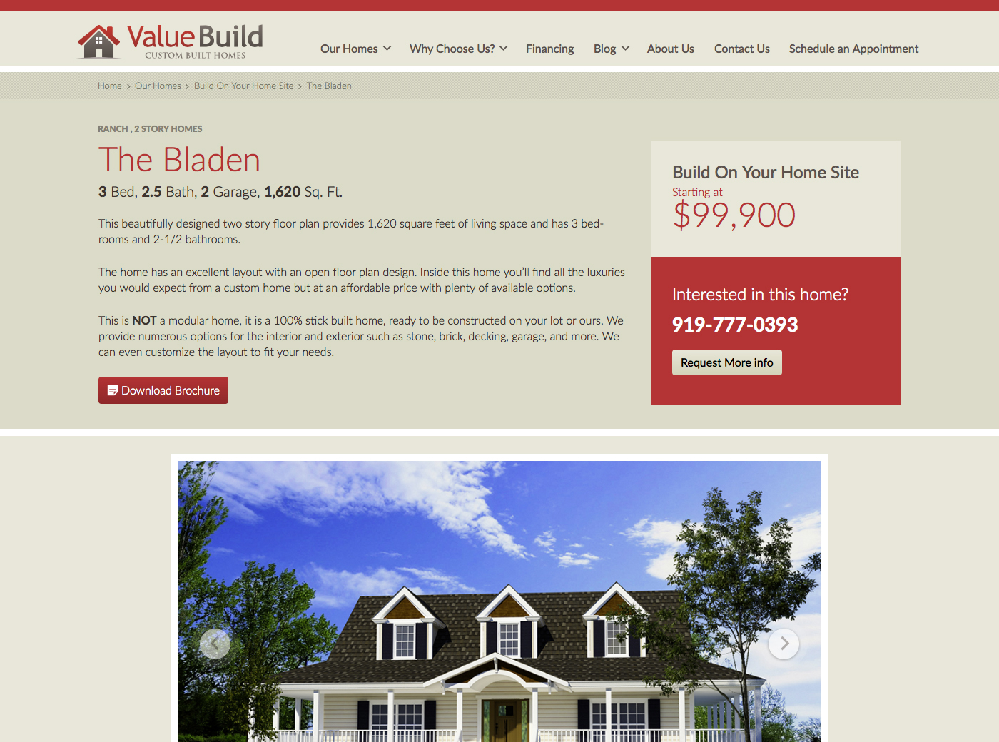 Value Build Homes floor plan